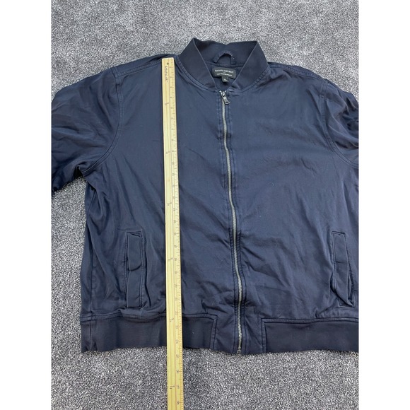Banana Republic Blue Luxe Touch Performance Soft Bomber Jacket Size XLarge - Picture 4 of 7
